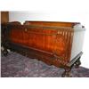 Image 1 : Antique cedar chest dates 1923 - 18.5" x 45" x 23" -offset opening lid - front decorated w/wooden be