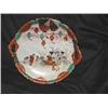 Image 1 : Dessert platter in Japanese porcelain - hand painted court scenes multicolored w/gold leaf - 10" x 1