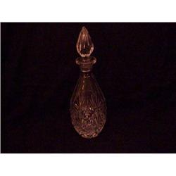 Full lead crystal decanter 13" x 5" diameter