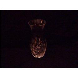 Full lead crystal bud vase 6" x 3"