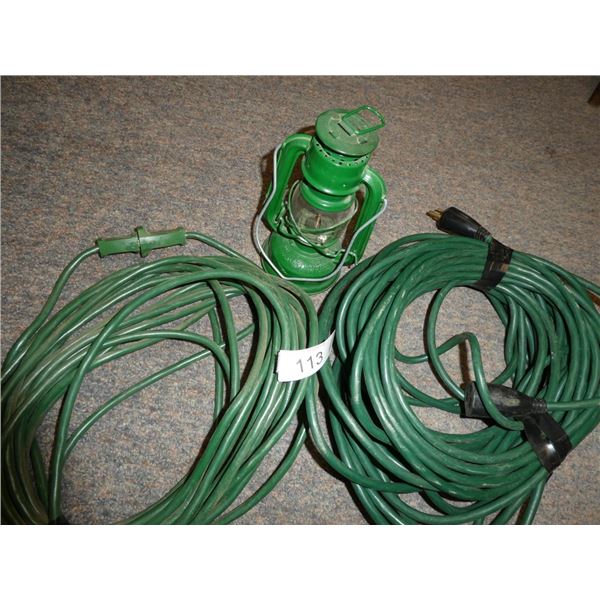 extension cords, lamp