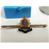 Image 3 : 2 Military Pins, Medal and Grain Exhibitan Pin