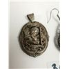 Image 2 : Antique Pendant, Antique silver earrings