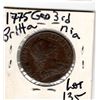 Image 2 : GEO 3RD 1775 BRITTANIA PENNY G NICE CONDITION