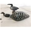 Image 2 : Wooden Loon family carved