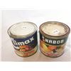 Image 2 : Climax & Nabob paper label jam tin cans