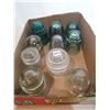 Image 1 : 10 different glass insulators