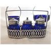 Image 3 : Cobalt Blue Shakers & Bowls