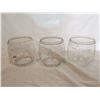 Image 1 : 3 Large glass shades for barn lanterns