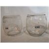 Image 2 : 3 Large glass shades for barn lanterns
