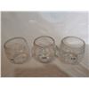 Image 4 : 3 Large glass shades for barn lanterns
