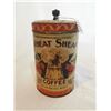 Image 1 : Rare wheat sheaf 1lb coffee tin can