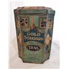 Image 3 : Gold Standard tea tin cans 3lbs Moose Jaw