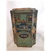 Image 5 : Gold Standard tea tin cans 3lbs Moose Jaw