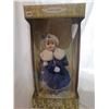 Image 1 : Timeless Treasure Porcelain Doll, 18" Glowing eyes
