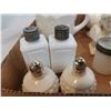 Image 3 : Milk Glass Lot, Salt and Pepper shakers, bowl