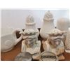 Image 4 : Milk Glass Lot, Salt and Pepper shakers, bowl