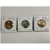 Image 1 : Three Different UNC Loonies $1