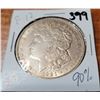 Image 1 : F-12 1921 Morgan Dollar 90% Silver