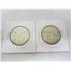 Image 2 : 2 Silver Kennedy 1964 and 1968 Fifty Cent Pieces
