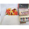 Image 2 : 3 Vintage Toys - Organ with Box, Chalk Board, etc.