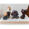 Image 3 : CERAMIC DOG FIGURINES JAPAN MARKED VERY CUTE