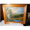 Image 1 : M.A. HUNTER FRAMED PAINTING