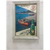 Image 1 : Canada dry - cardboard sign, in original metal frame - 23"x32"