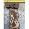 Image 3 : Barn track rollers - pair of late, original industrial door rollers