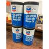 Image 1 : 4 - Chevron oil tins - 1 Qt