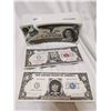 Image 1 : $1 Bill Piggy Bank & Two Fun Bill Notes