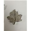 Image 2 : Two sterling silver maple leaf brooches, made in Germany