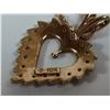Image 3 : 10K hear with diamonds necklace, 3.0 grams