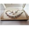 Image 3 : Sherman matching set earrings necklace, original box