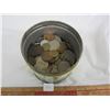 Image 3 : Large Amount of Foreign Coins in Tobacco Tin - 4 Pounds