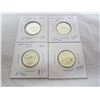 Image 1 : 4 Canadian 1967 Lynx Silver Quarters