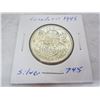 Image 1 : Canadian Silver 1945 Fifty Cent Piece