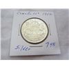 748  Canadian Silver 1952 Fifty cent Piece