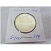 Canadian Silver 1958 Fifty Cent Piece