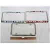 Image 1 : 3 License Plate Frames