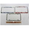 Image 1 : 3 License Plate Frames