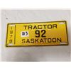 Image 1 : Rare 1978 Saskatoon Tractor License Plate