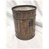 Image 5 : Half and Half Barrel Shaped Tobacco Tin Can