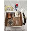 Image 1 : Collectable Lot, Lamp, Shade, Mugs, Clock, Superman Brush