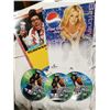 Image 1 : 3 Celebrity Round Stickers & Britney Spears & Kramer Pepsi Ads