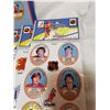 Image 2 : Rare 1981 NHL Full Set of Plastic Stickers with Album