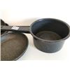 Image 4 : 2 Frying pans, pot, ladel
