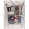 Image 6 : 4 Sports cards, framed in heavy plastic