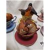 Image 3 : Five limited edition figures - Thomas Kinkade tea cup collection