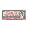 Image 1 : 1954 Canada 1000 dollar bill s/n 1807670 consecutive 2 of 2